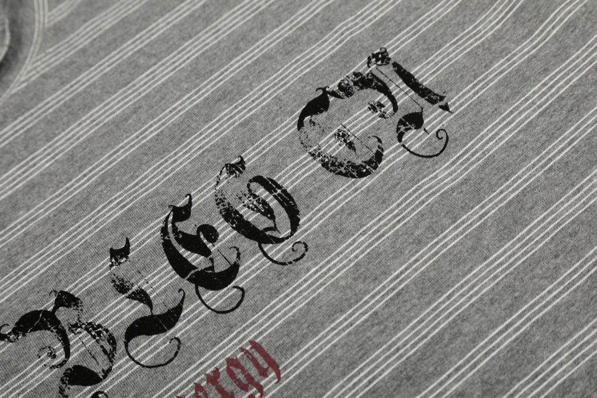 Seakoff Striped Gothic Logo Long Sleeve Tee | Streetwear – Image 9
