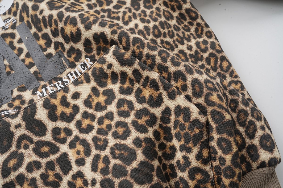 Leopard Print Graphic Zip-Up Hoodie | Bold Streetwear – Image 9