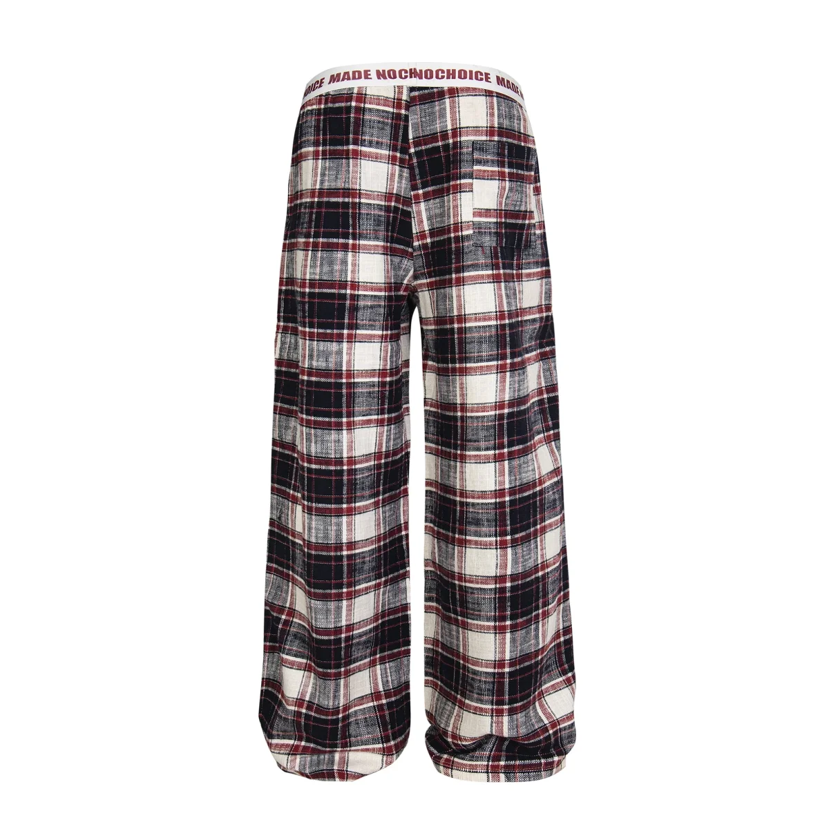 Made No Choice Plaid Wide-Leg Lounge Pants | 100% Cotton – Image 5