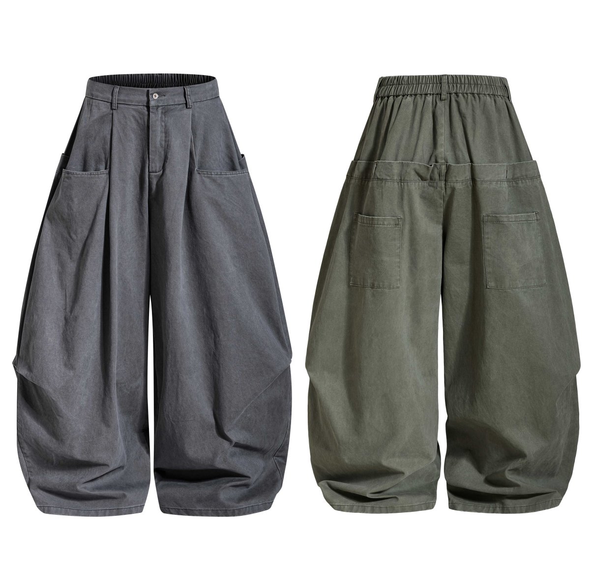 Extreme Balloon Wide-Leg Pants | Oversized Streetwear Trousers – Image 4