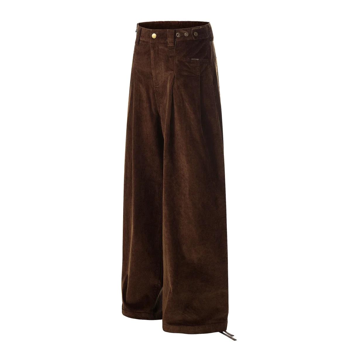 Seakoff Wide-Leg Corduroy Trousers | Pleated Relaxed Fit – Image 7