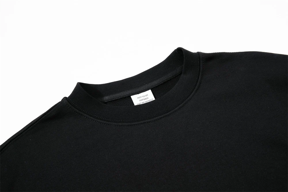Oversized Graphic Print Sweatshirt – Wander Never Fold Slogan Crew Neck – Image 5