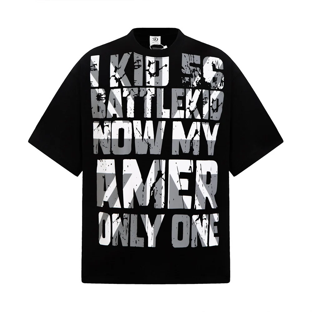 Battlekro Graphic Oversized T-Shirt – Men's Hip Hop Street Style Tee – Image 7