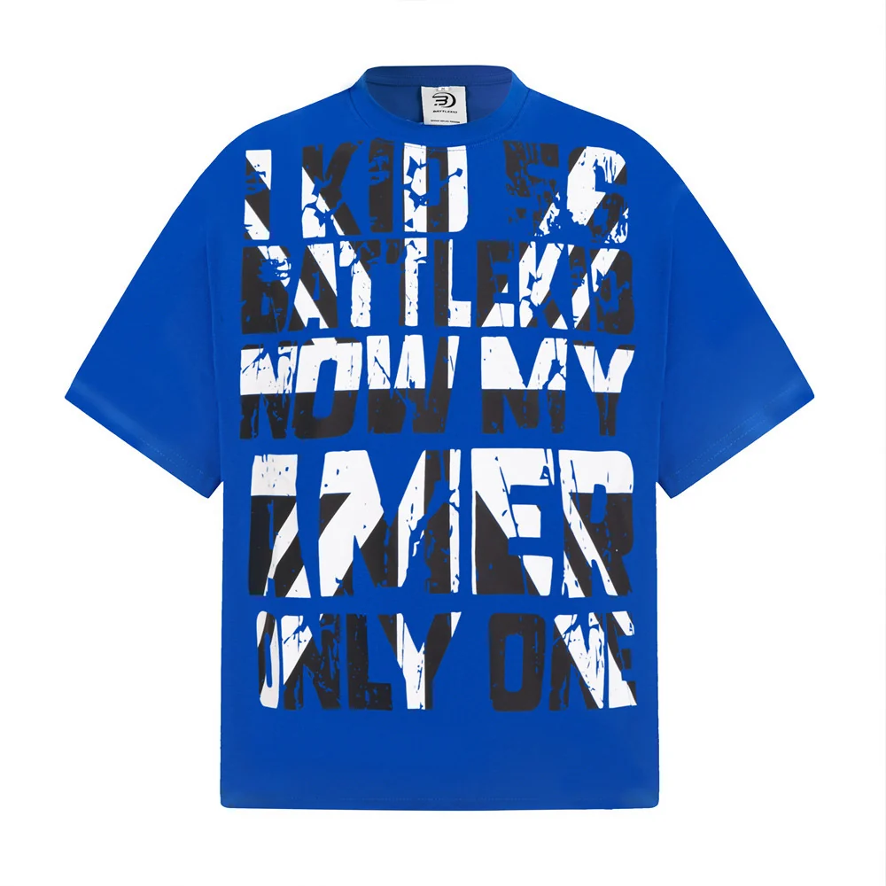 Battlekro Graphic Oversized T-Shirt – Men's Hip Hop Street Style Tee – Image 5