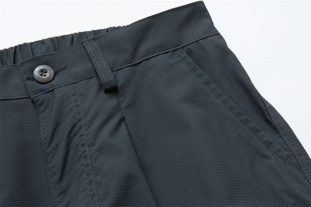 Wide-Leg Cargo Pants – Pleated Parachute Nylon, Relaxed Fit – Image 8