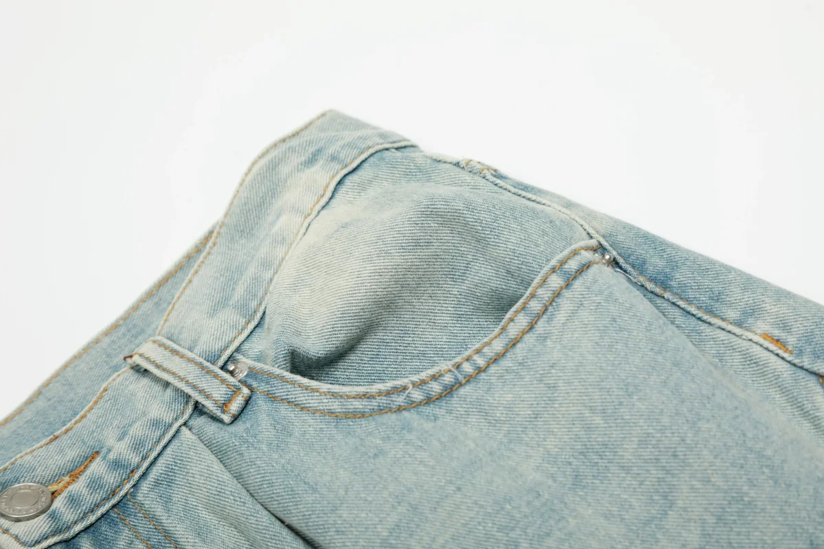 Cloud-Fade Balloon Jeans | Wide-Leg Streetwear Denim – Image 9