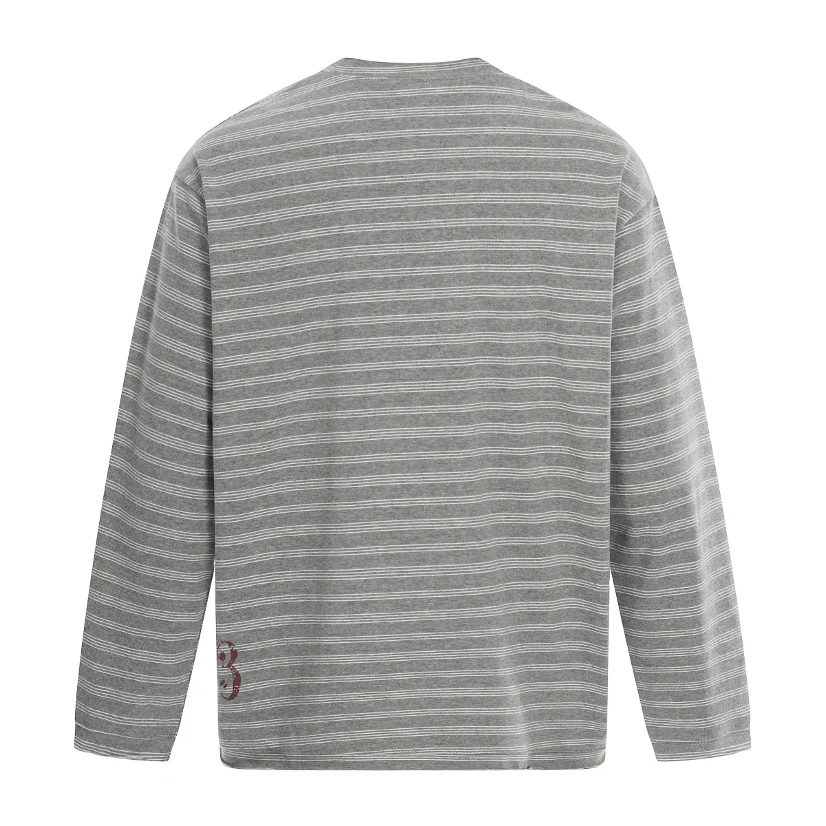 Seakoff Striped Gothic Logo Long Sleeve Tee | Streetwear – Image 4